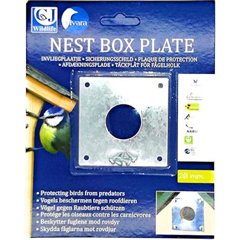 bird box metal plate|bird box door plate.